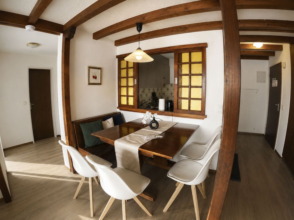 Residenz Clabina Leukerbad # 6-bed apartment, Bad, WC