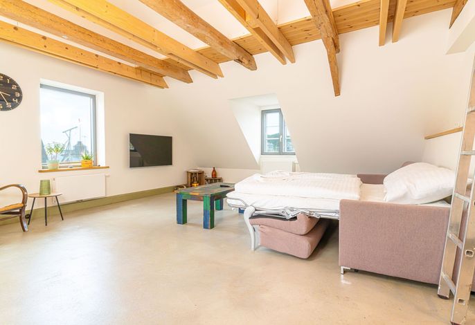 Schiffbrücke 40 mit Dachterrasse & Hafenblick – Foto 1
