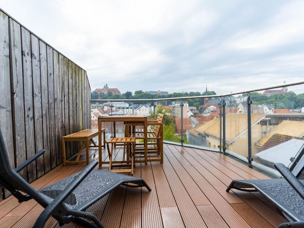 Himmelskoje mit Große Dachterrasse & Hafenblick