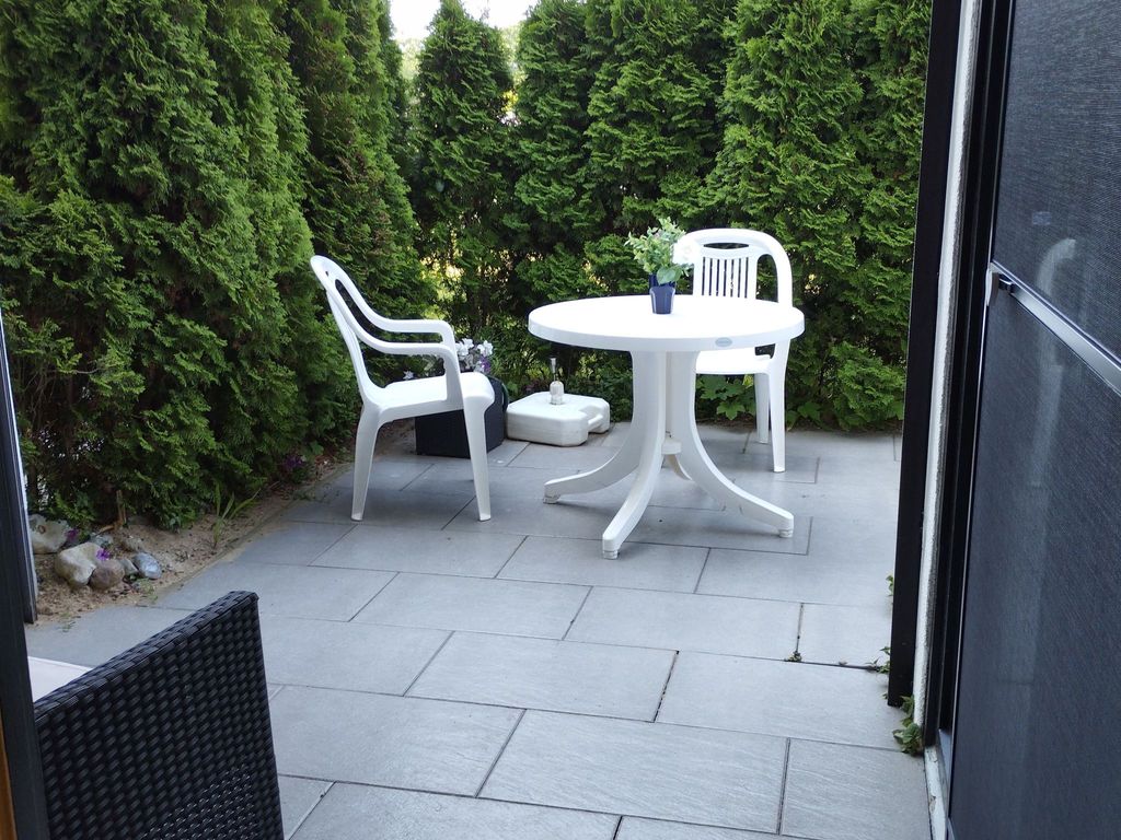 Strandnahe Ferienwohnung mit Gartenterrasse