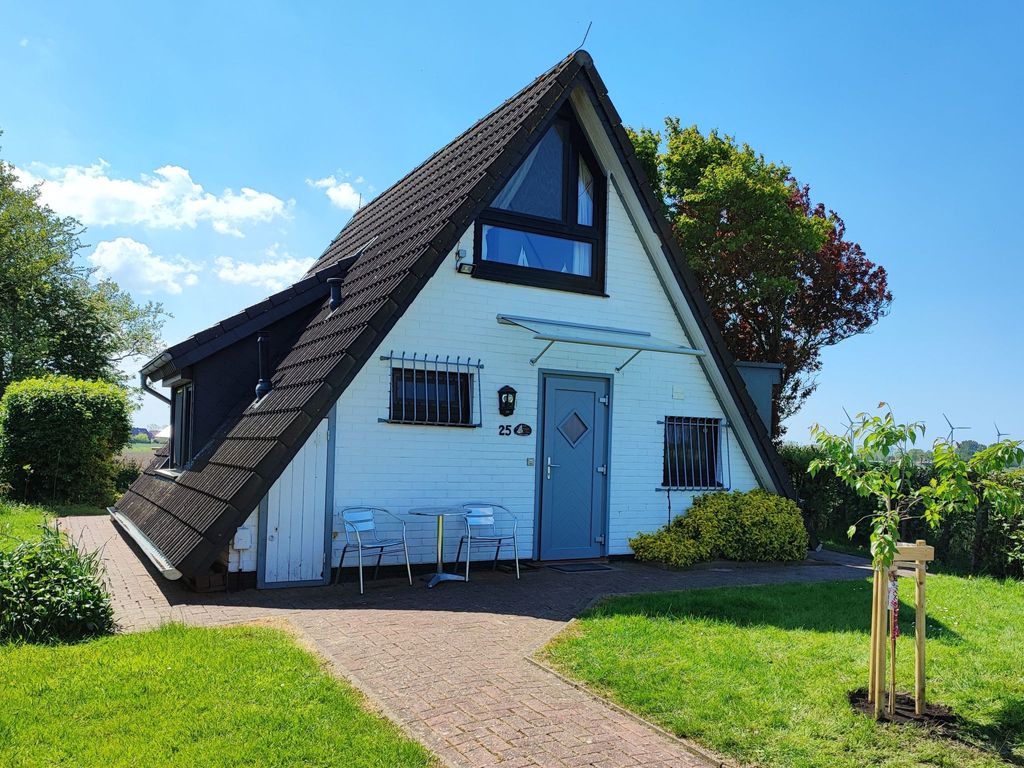 Nurdachhaus Klabautermann mit Terrasse und Garten