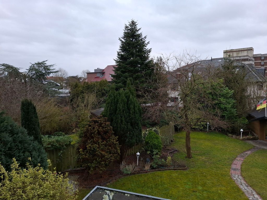 Private Ferienwohnung in Nordenham, großer Balkon