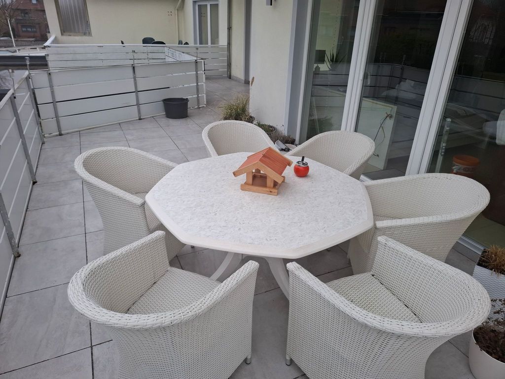 Private Ferienwohnung in Nordenham, großer Balko