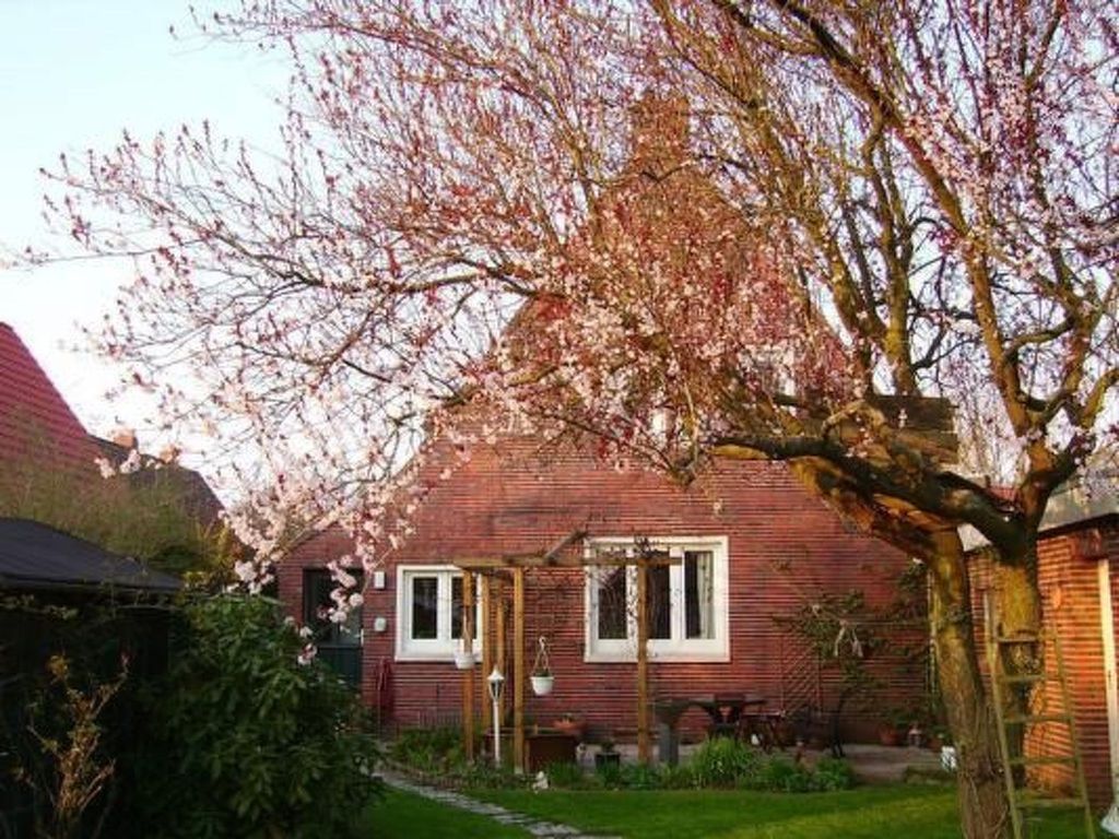 in Norden mit großem Garten