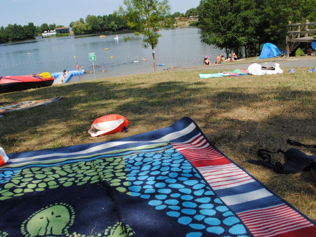 in Feriendorf Silbersee mit Garten