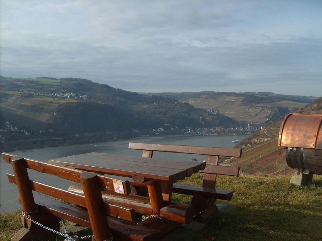 mit Balkon und Rheinblick