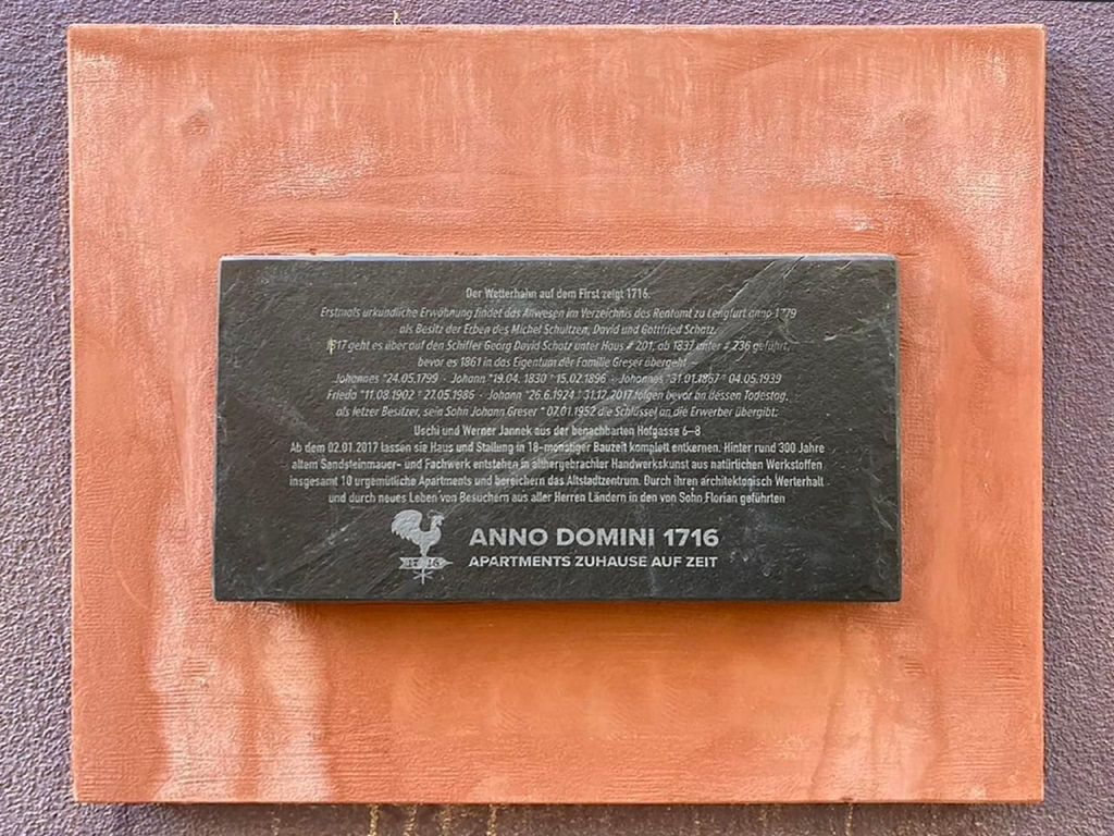 Der Tennenboden im Anno Domini 1716