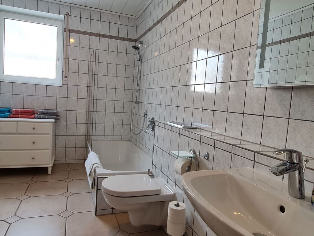 Doppelappartement mit Garten