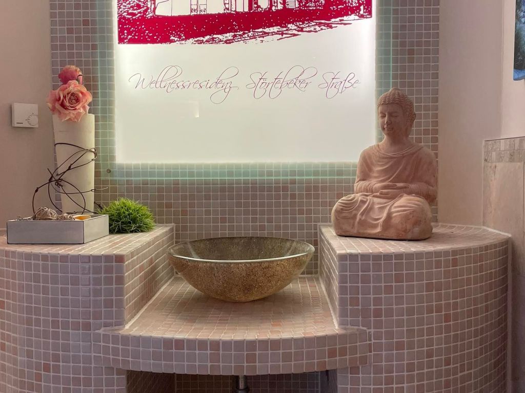 Helle Ferienwohnung mit Wellnesslandschaft