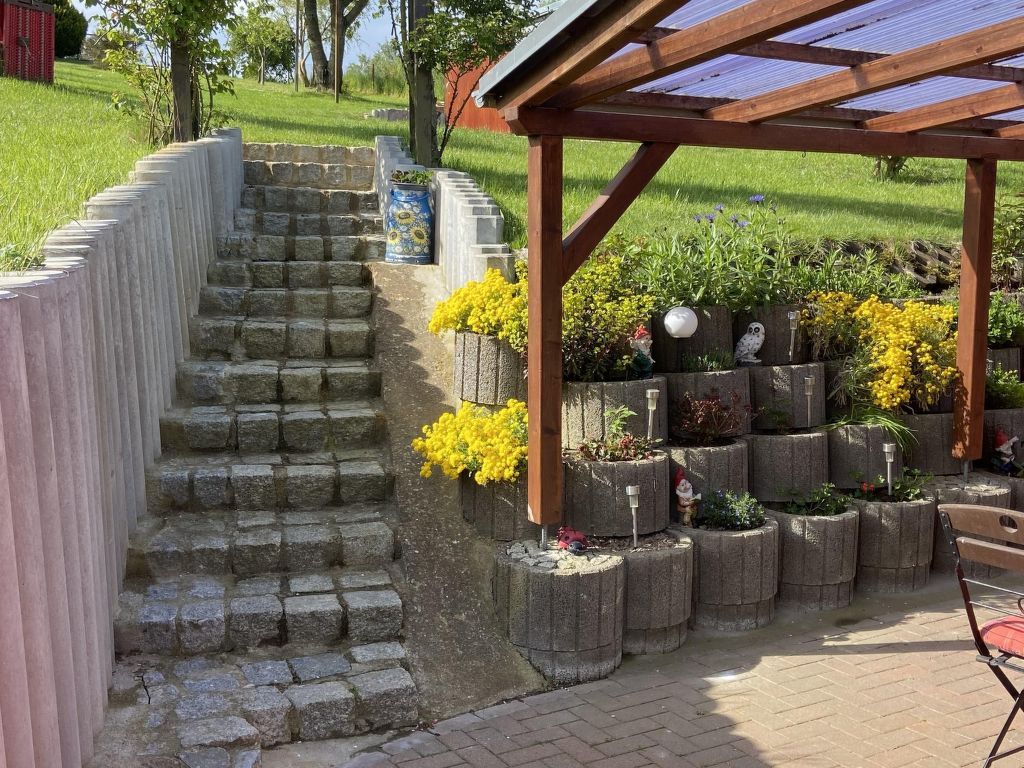 Überdachte Terrasse
