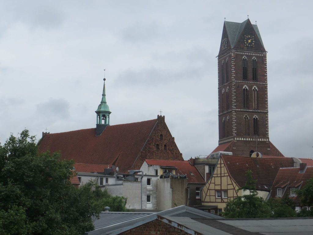 Appartement in Wismar mit Garten