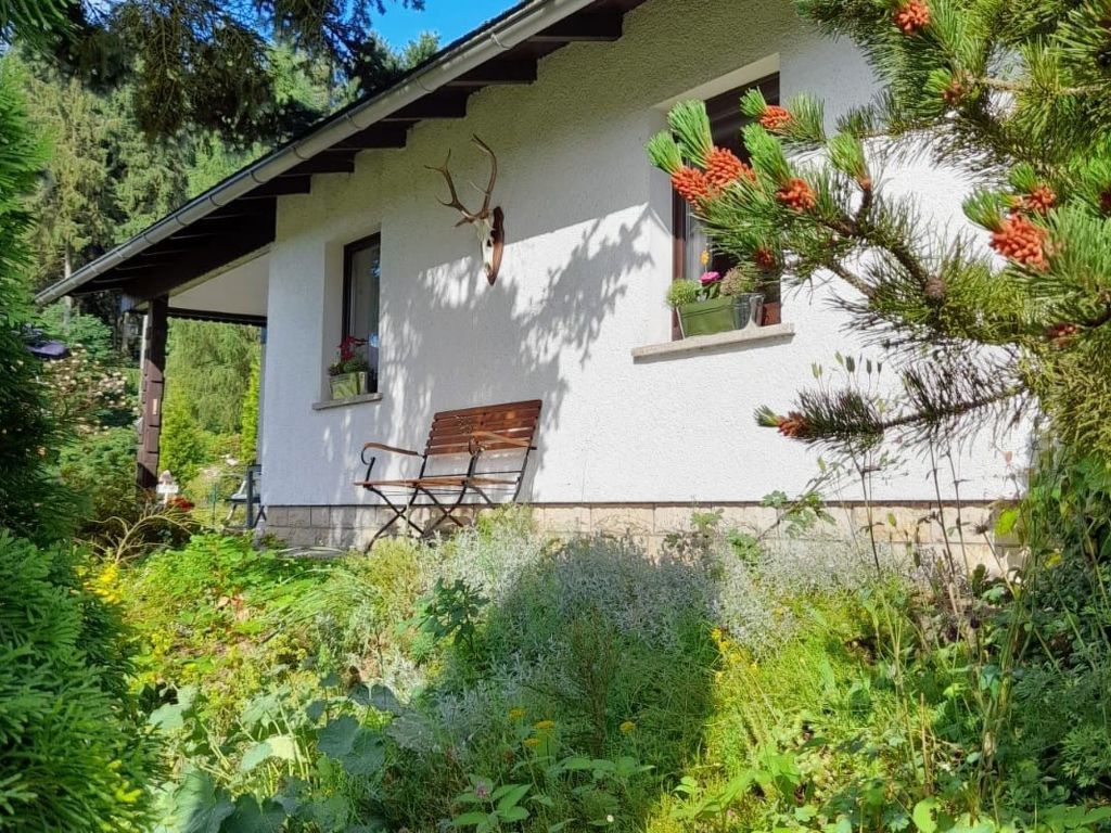 Am Wald gelegenes Ferienhaus "Wolf" mit Kamin