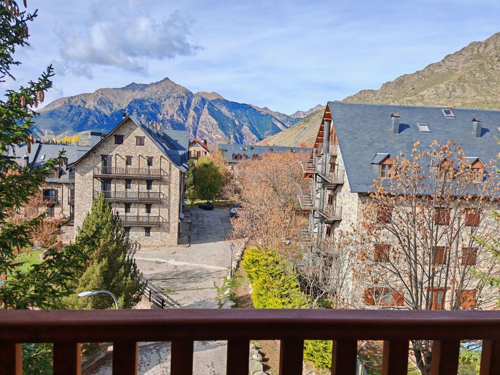 Duplex Muntanyó 2 mit Balkon und Blick auf den Berg Vall de Boí