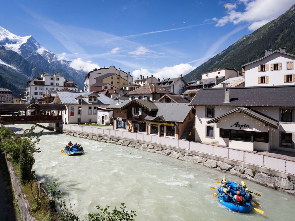 Wohnung in Chamonix Centre-Ville und Bergblick
