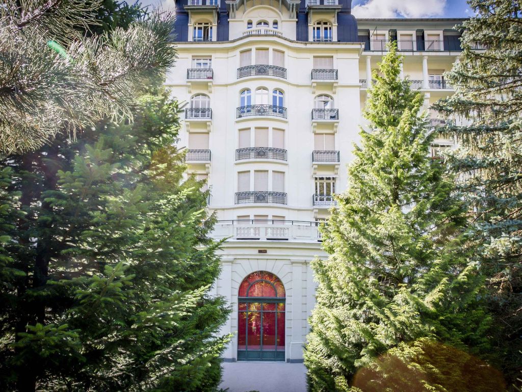 in Chamonix und Bergblick