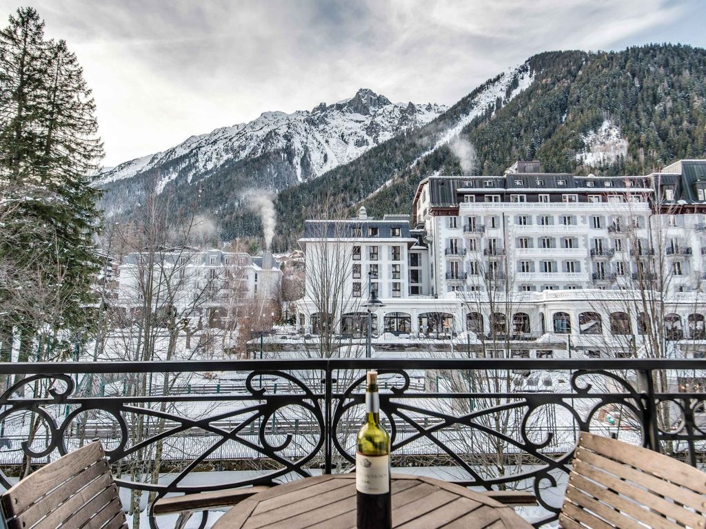 Wohnung in Chamonix mit sonnigem Balkon und toller Aussicht