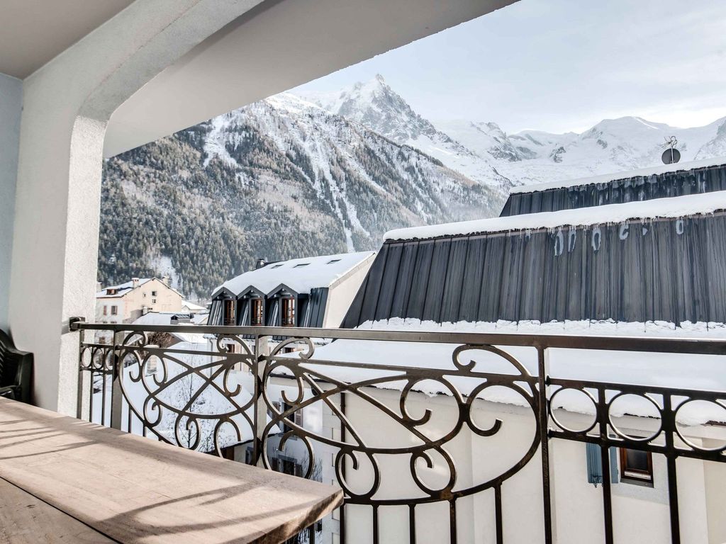 Wohnung in Chamonix mit sonnigem Balkon und toller Aussicht