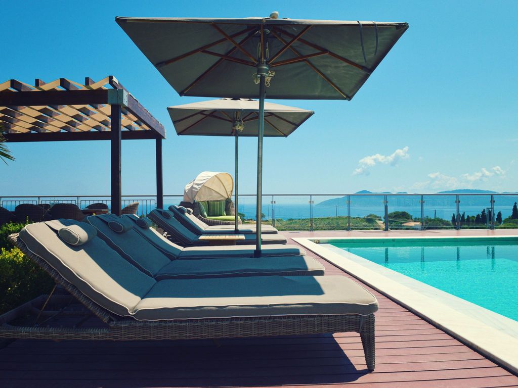 mit Privatpool für 9 Personen ca. 200 m&sup2; in Pounta, Ägäis (Skiathos)