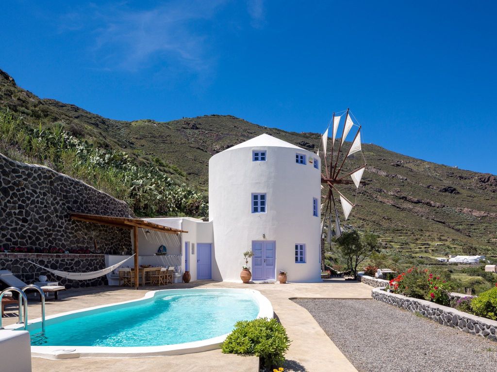mit Privatpool für 5 Personen ca. 90 m&sup2; in Santorini, Ägäis (Santorin)