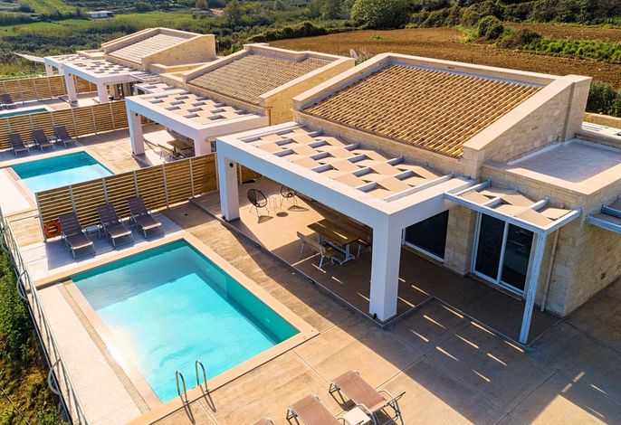 in Georgioupoli mit Grill, Garten und Terrasse und Meerblick .1