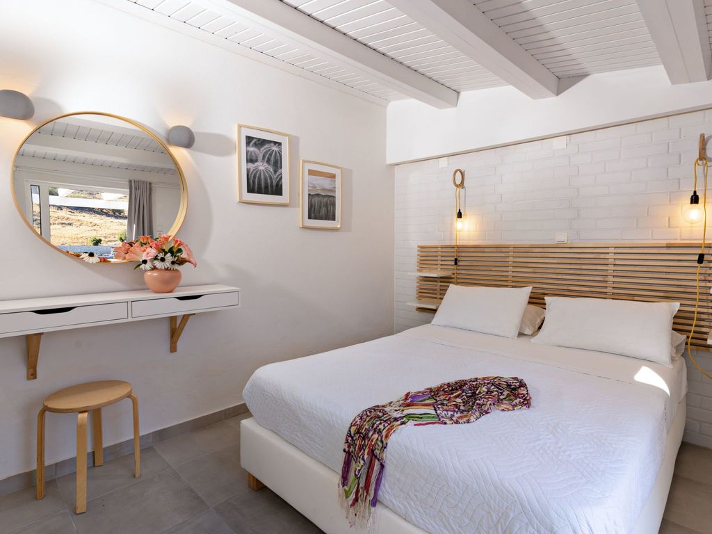 mit Doppelbett und einer Dachterrasse