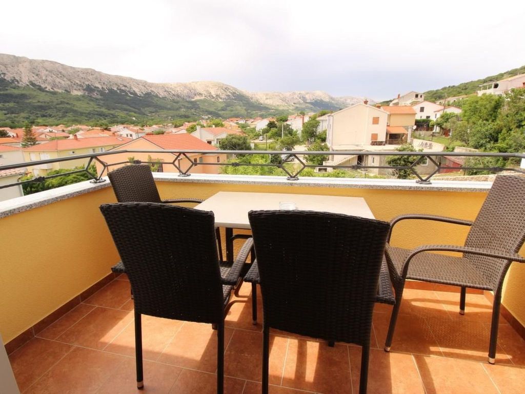 Wohnung in Baška mit Eigenem Balkon