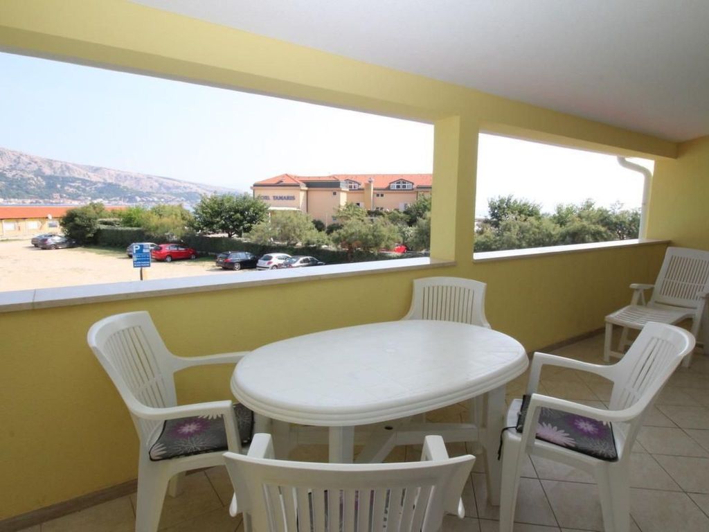 Wohnung in Baška mit Eigenem Balkon