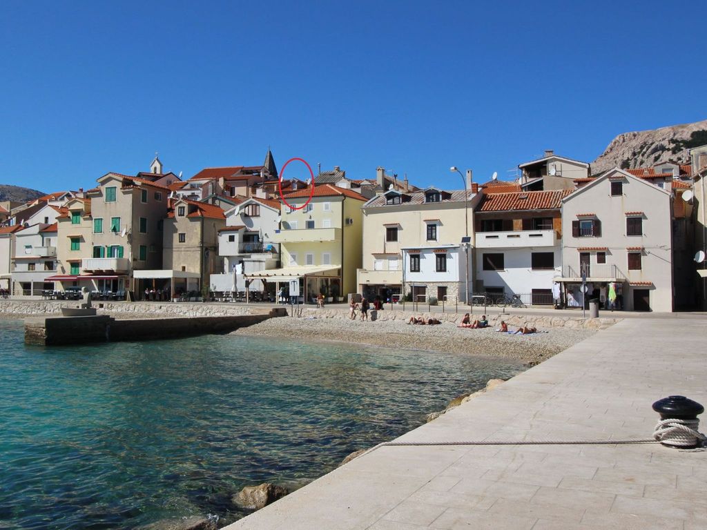 Appartement in Baška mit Eigenem Balkon