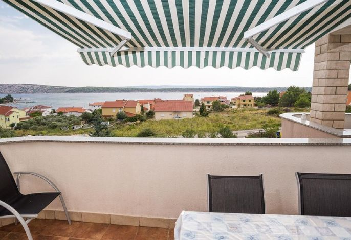 Jadro Apartments in Barbat mit Grill und Whirlpool