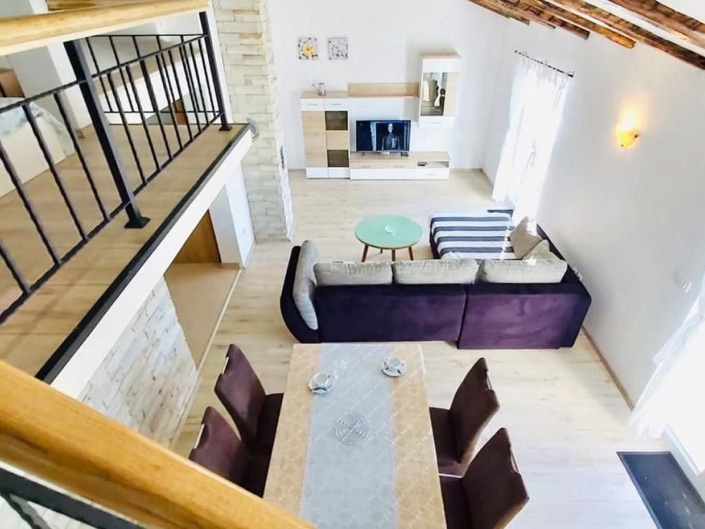 Apartment Karlo auf zwei Wohnebenen, mit Meerblick