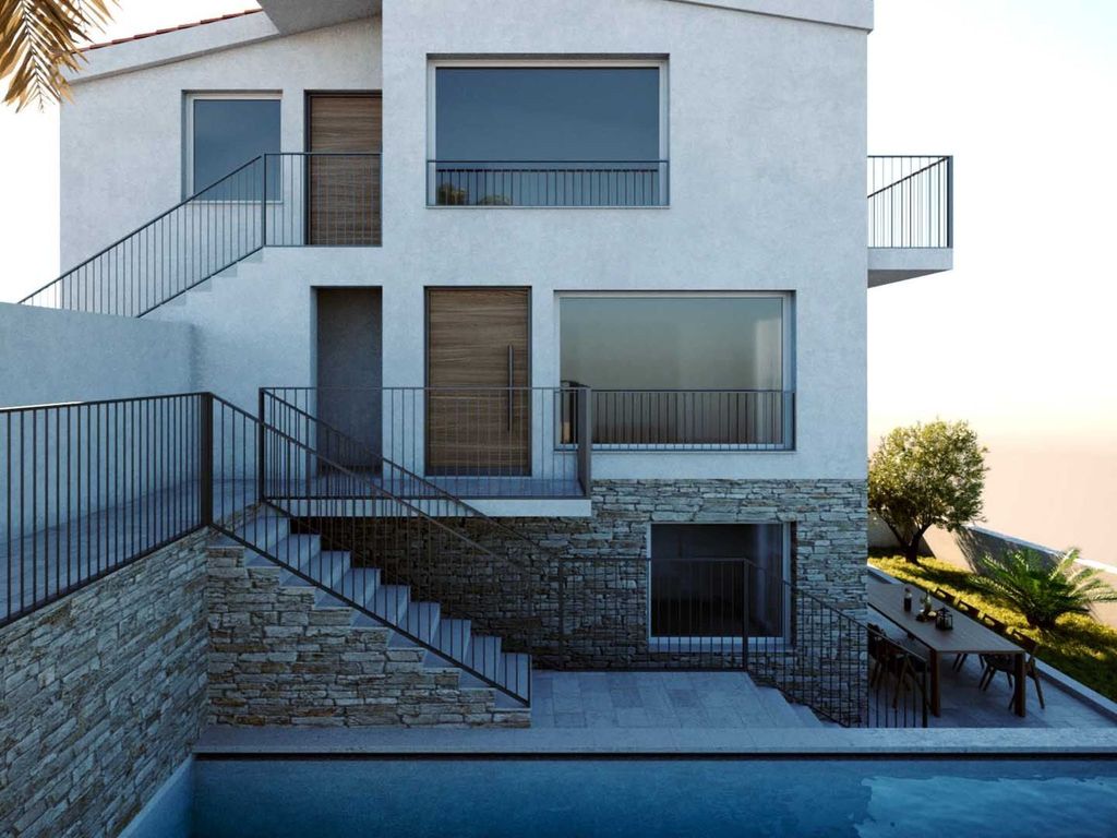 Schöne Villa Stella mit Meerblick und beheiztem Pool