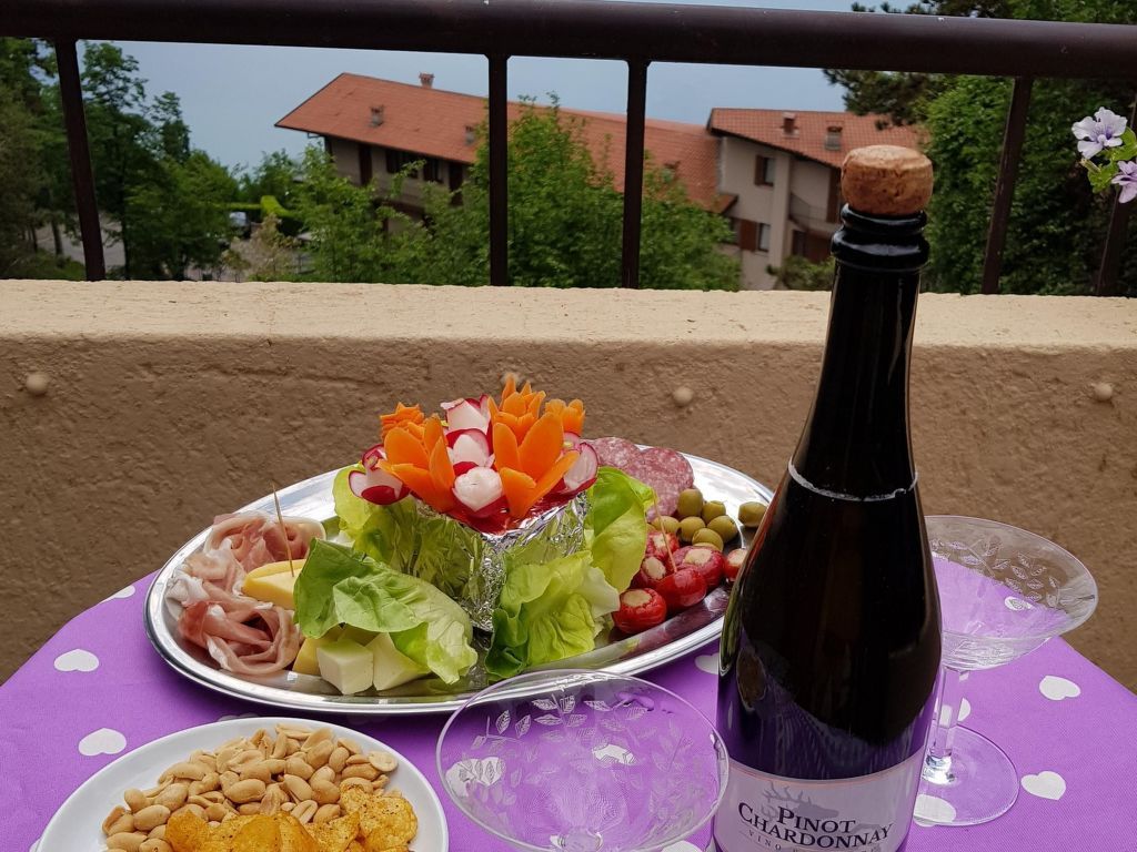 Wohnung mit Terrasse mit Blick auf den Gardasee