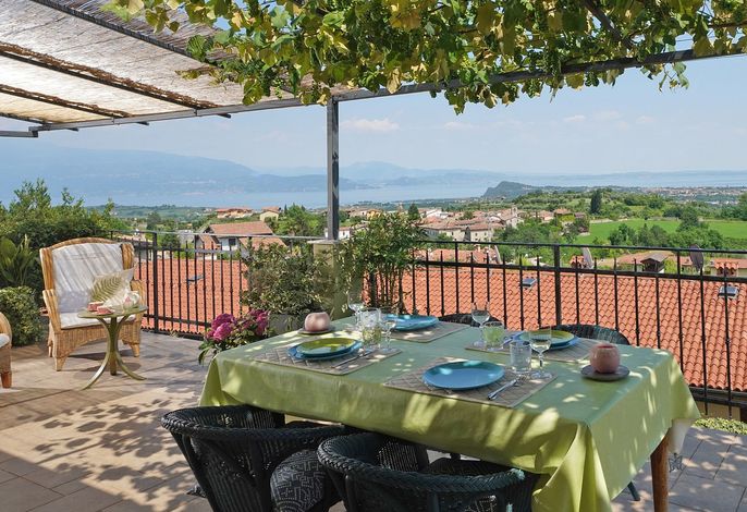 Wohnung mit Blick auf den Gardasee