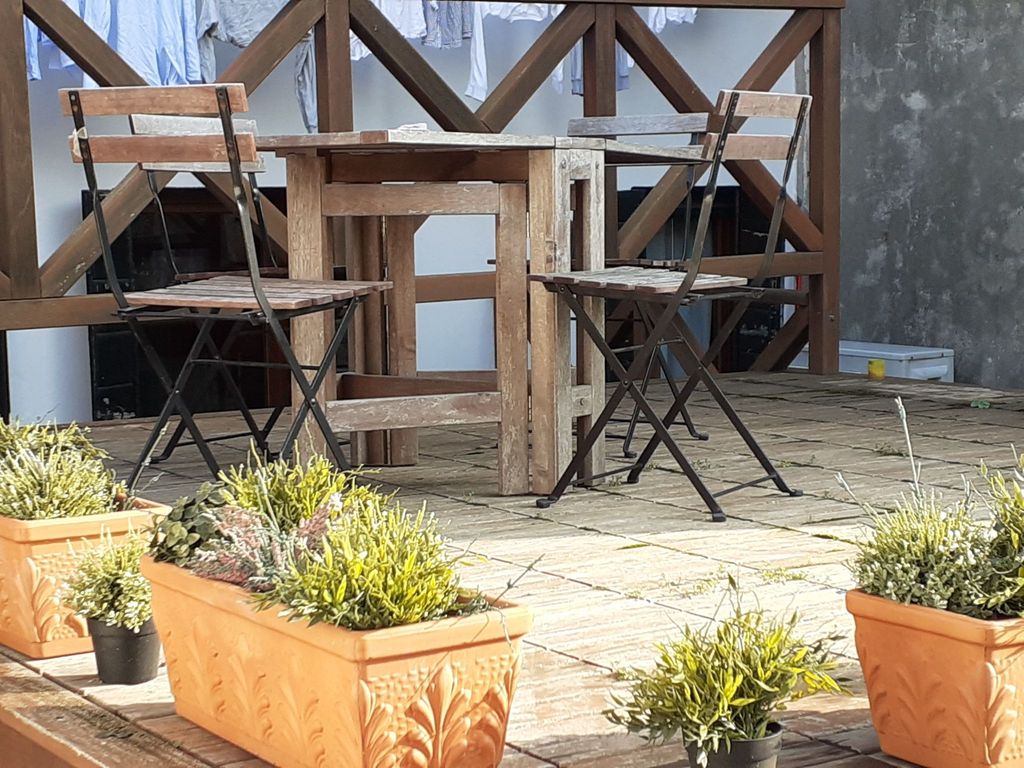 mit privater Terrasse