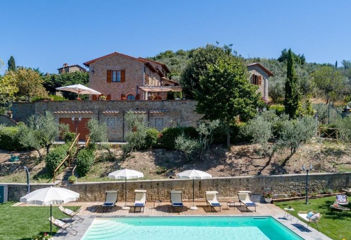 Wunderschöne Wohnung in Cortona mit Großer Terrasse