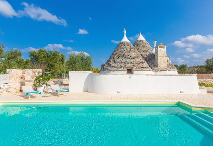 TRULLO mit pool OSTUNI: Kostenlos: Bettwäsche und Handtücher, 2 Fahrräder, 1 H