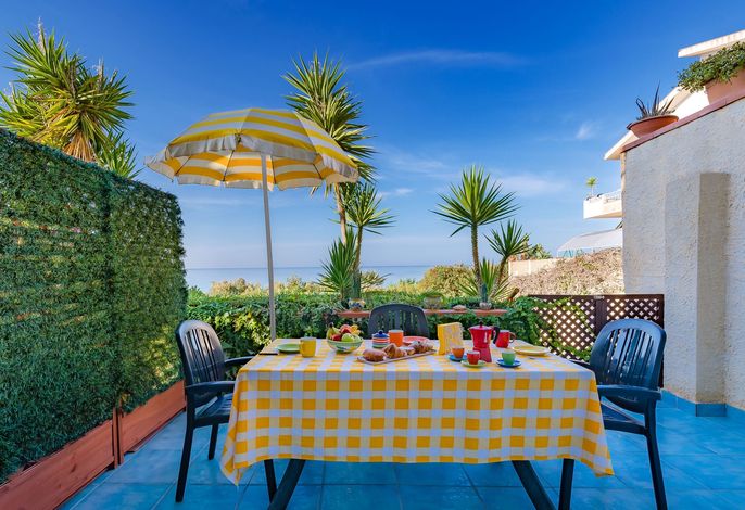 Ruhige Ferienwohnung in Sciacca mit Terrasse, Garten und Grill und Meerblick – Foto 3