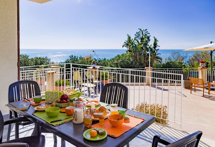 Appartement in Sciacca mit Terrasse und Grill und Meerblick