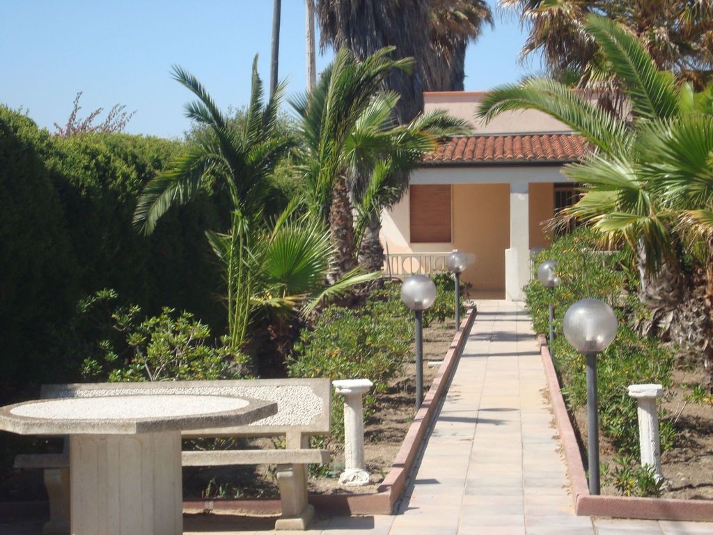 Villa Degli Angeli mit Blick auf das Meer