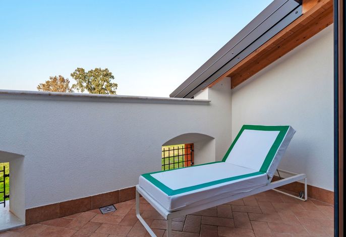 Penthouse - Doppelbett und Doppelschlafcouch