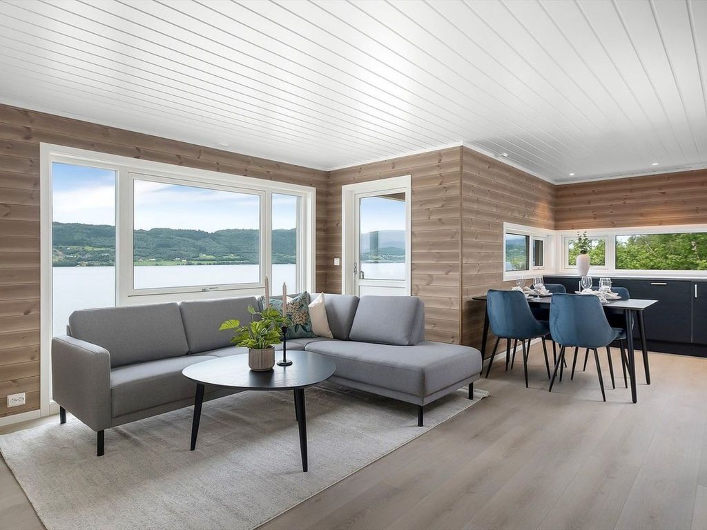 Blockhaus am Fjord