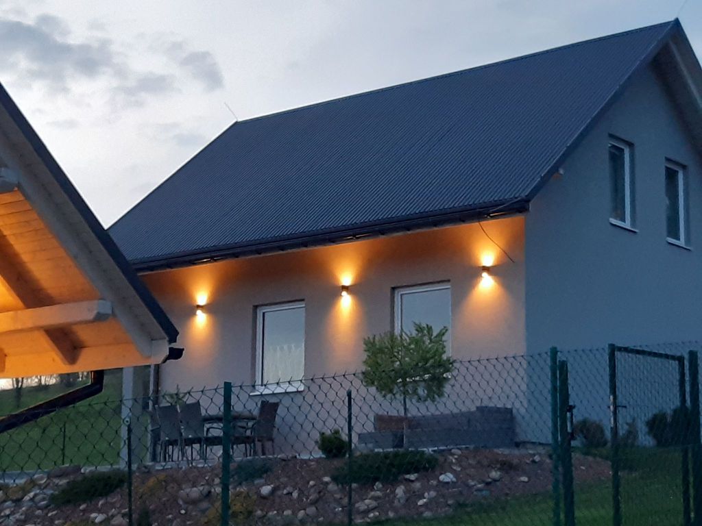 Modernes Ferienhaus in Kiczora mit Großem Garten