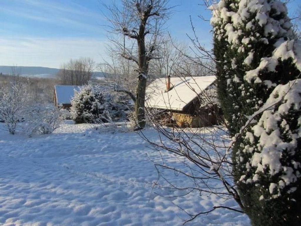 Blockhaus in Gajówka mit Kaminofen