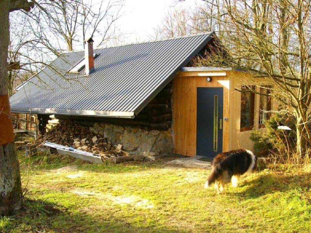 Blockhaus in Gajówka mit Kaminofen