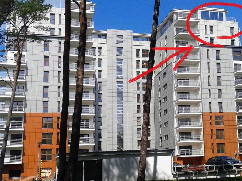 Wohnung mit Panoramaverglasung und Meerblick