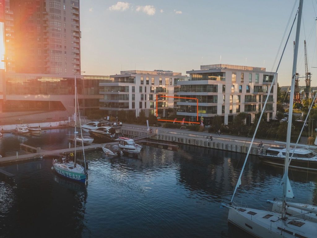 Yacht Park Apartment mit Panoramablick auf den Yachthafen in Gdynia, POLEN