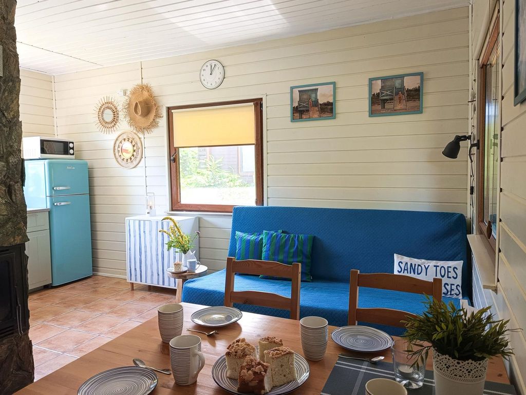 Modernes Ferienhaus in Kopalino mit Grill, Garten und Terrasse