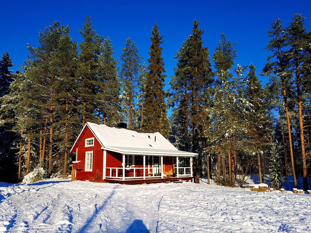Charmantes Ferienhaus in der Wildnis Lapplands