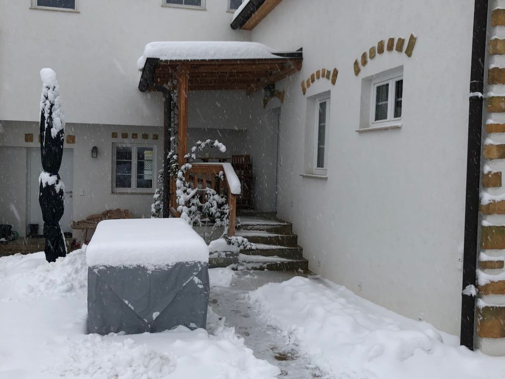 Innenhof Winter