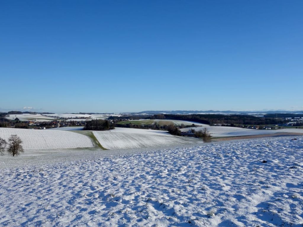 Winterlandschaft im Innviertel